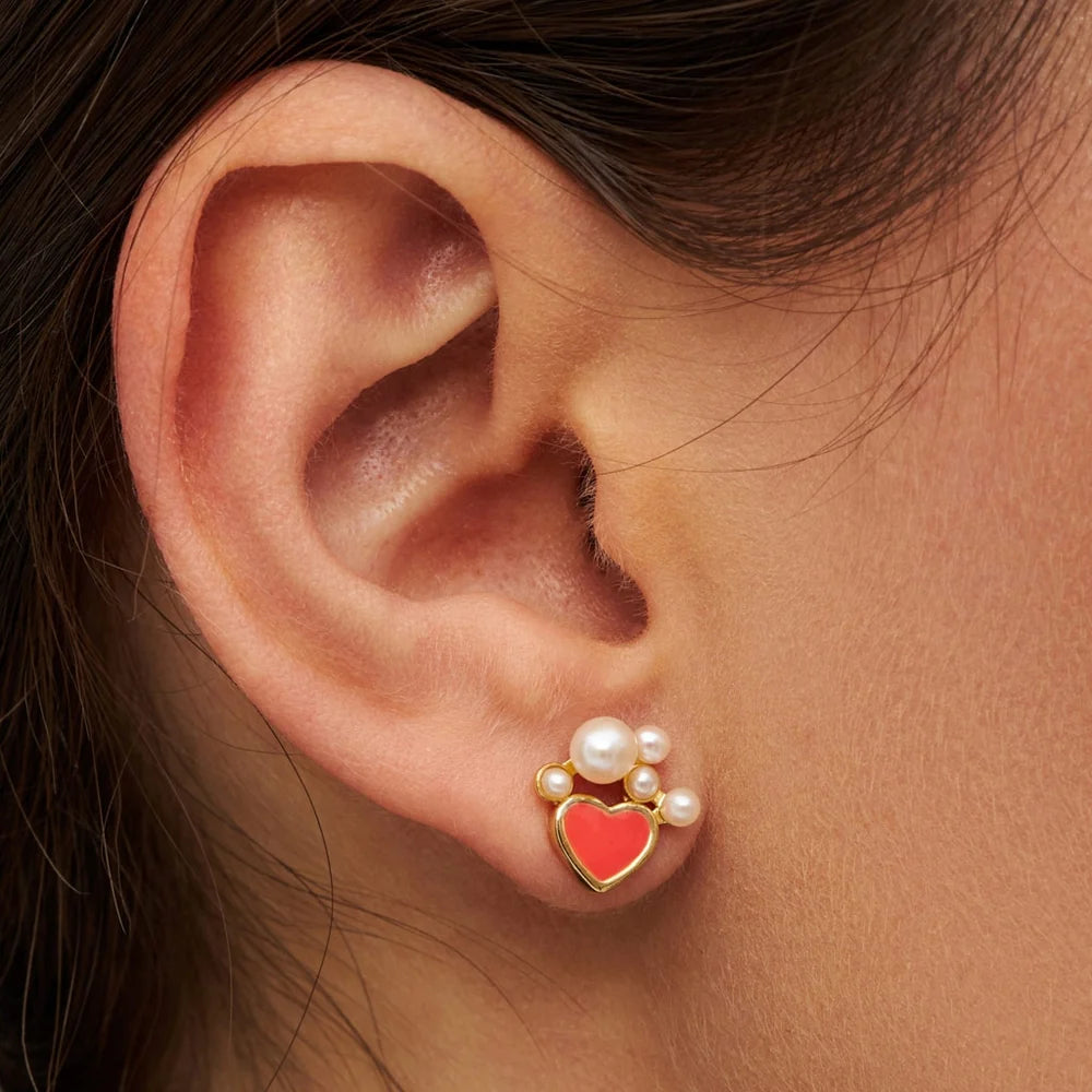 Bouquet Dream ørering 1 stk - Gold plated