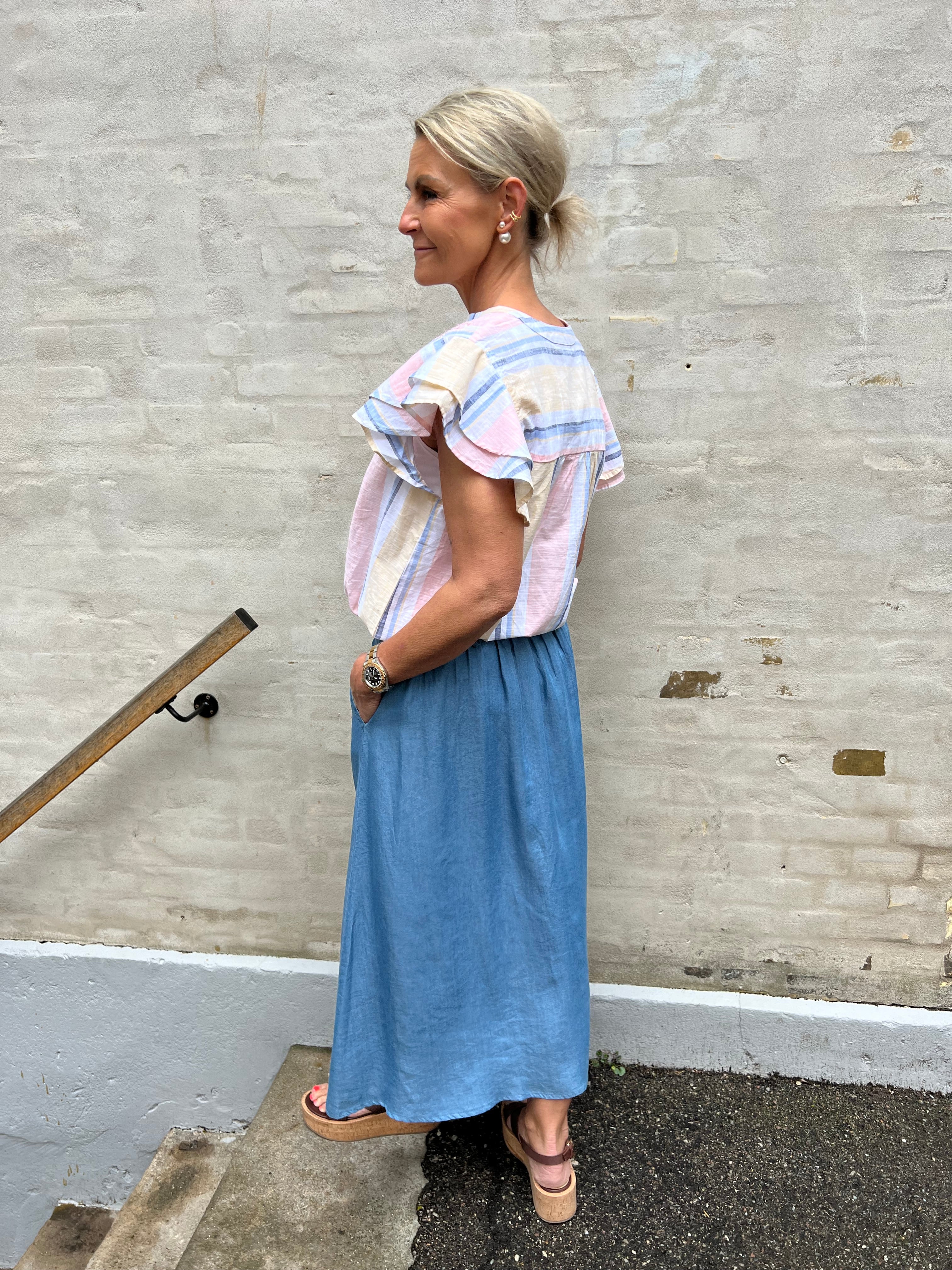 Christel Top - Yellow Stripe