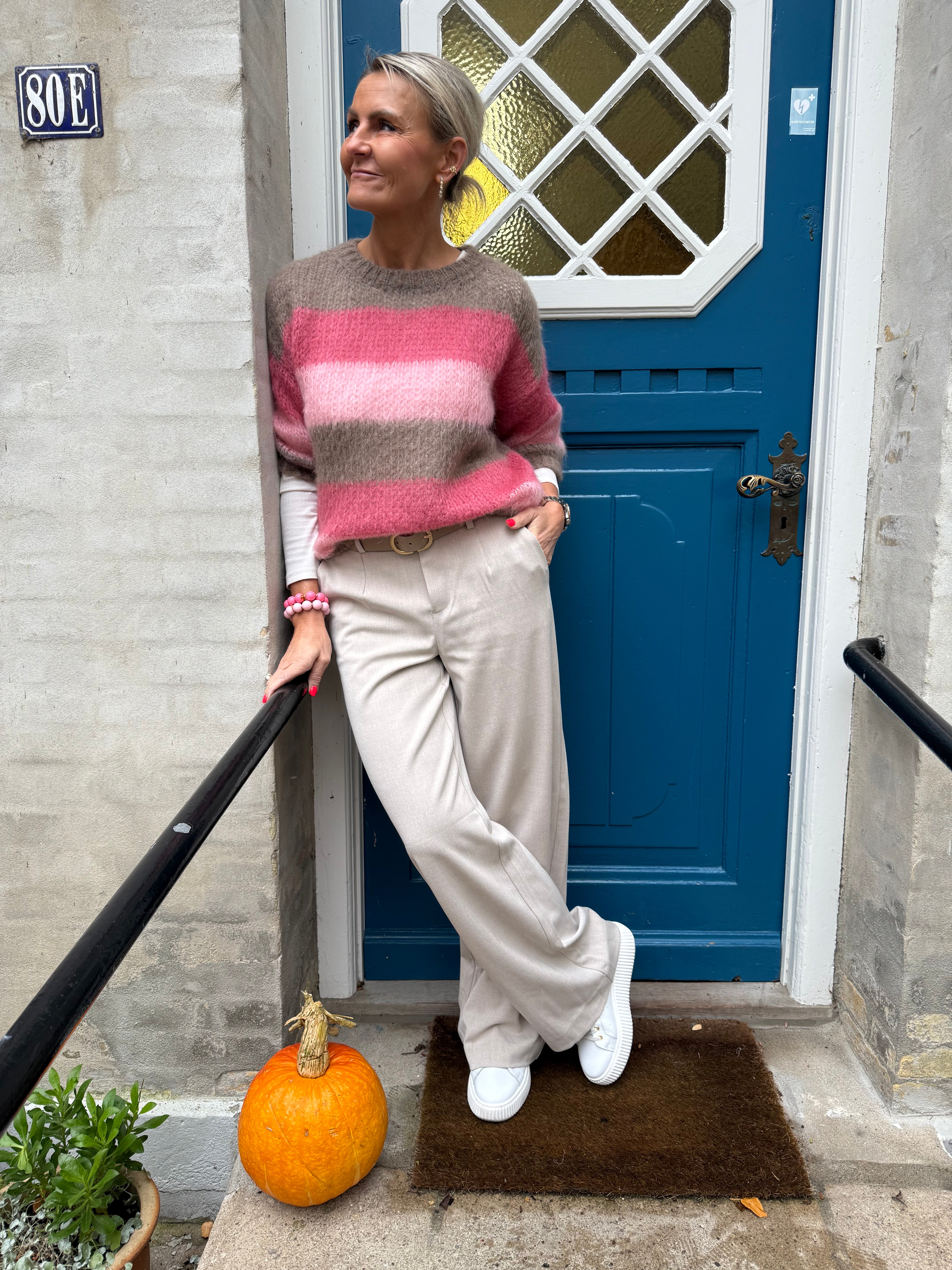 Lisa WIDE pant - Humus Melange