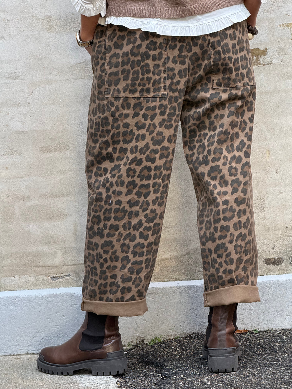 Paola Animalier Pants - Camel