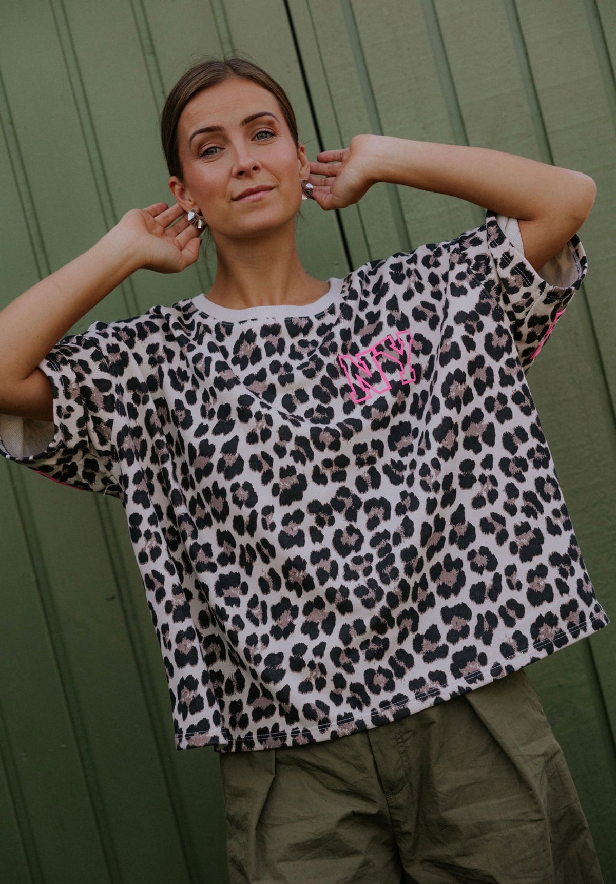 Leo Sweat Tee - Animalier