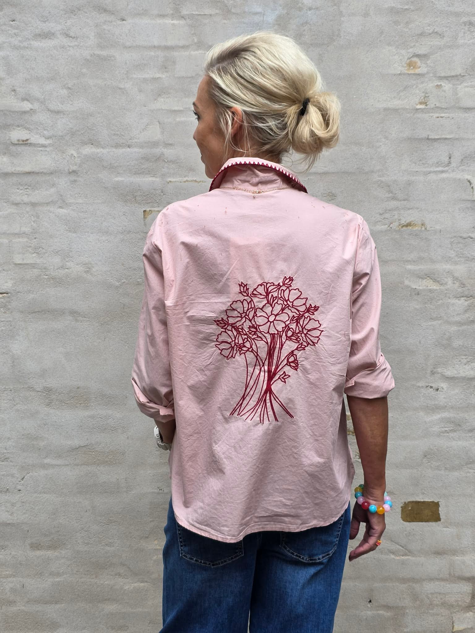 Malena Olena Shirt - Pale Mauve