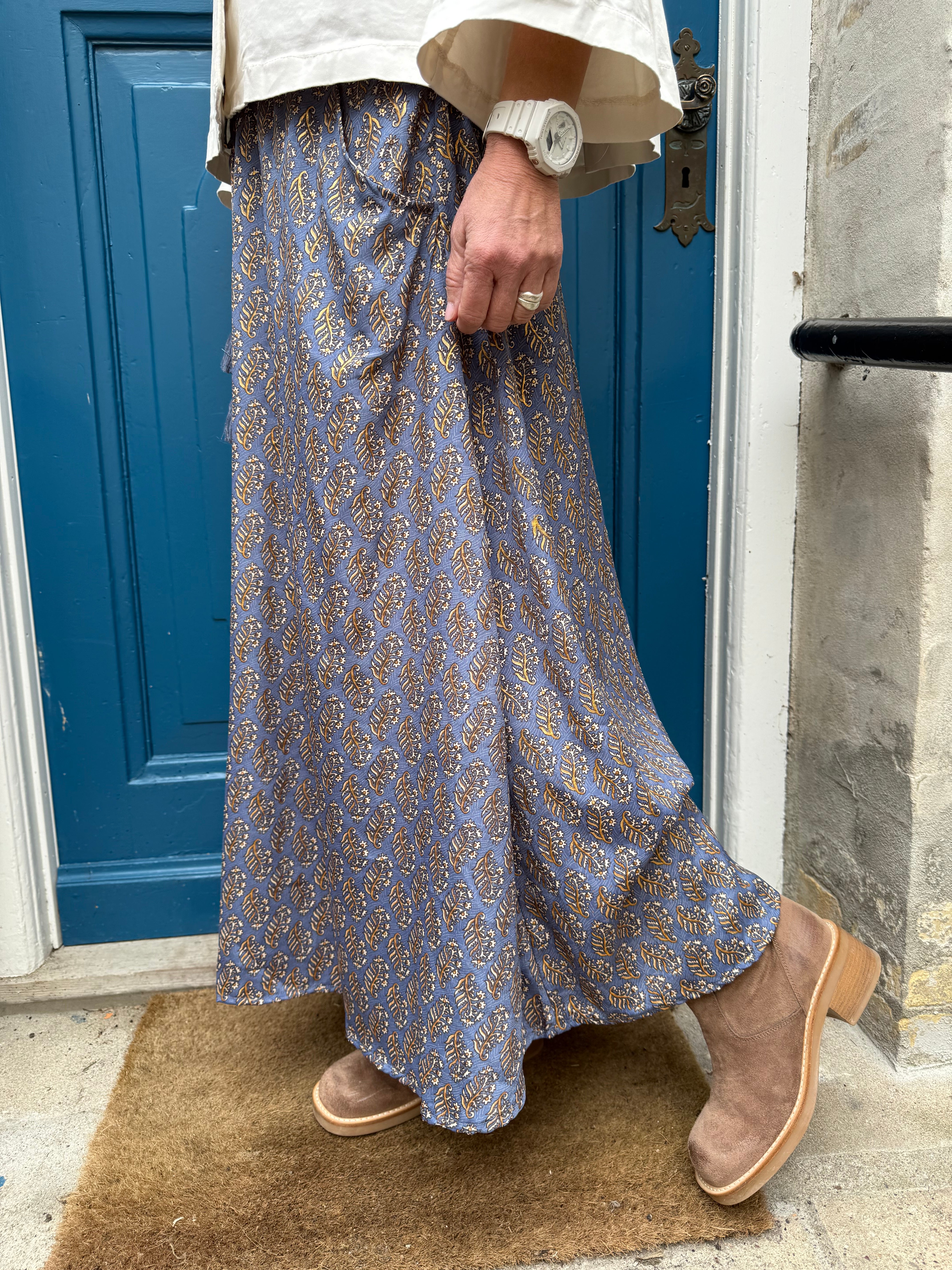 LUNA regular skirt - Blue Mist