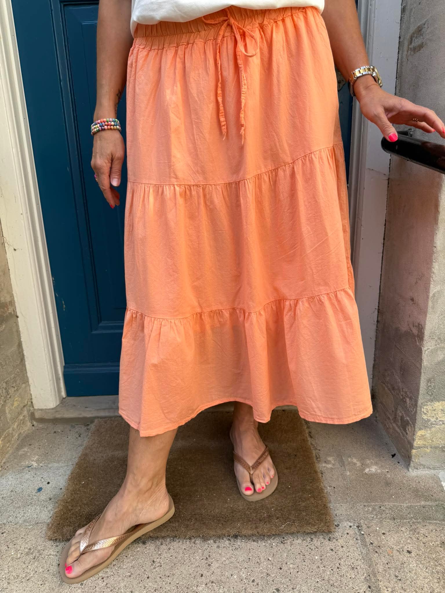Summer Vibe Skirt - Orange
