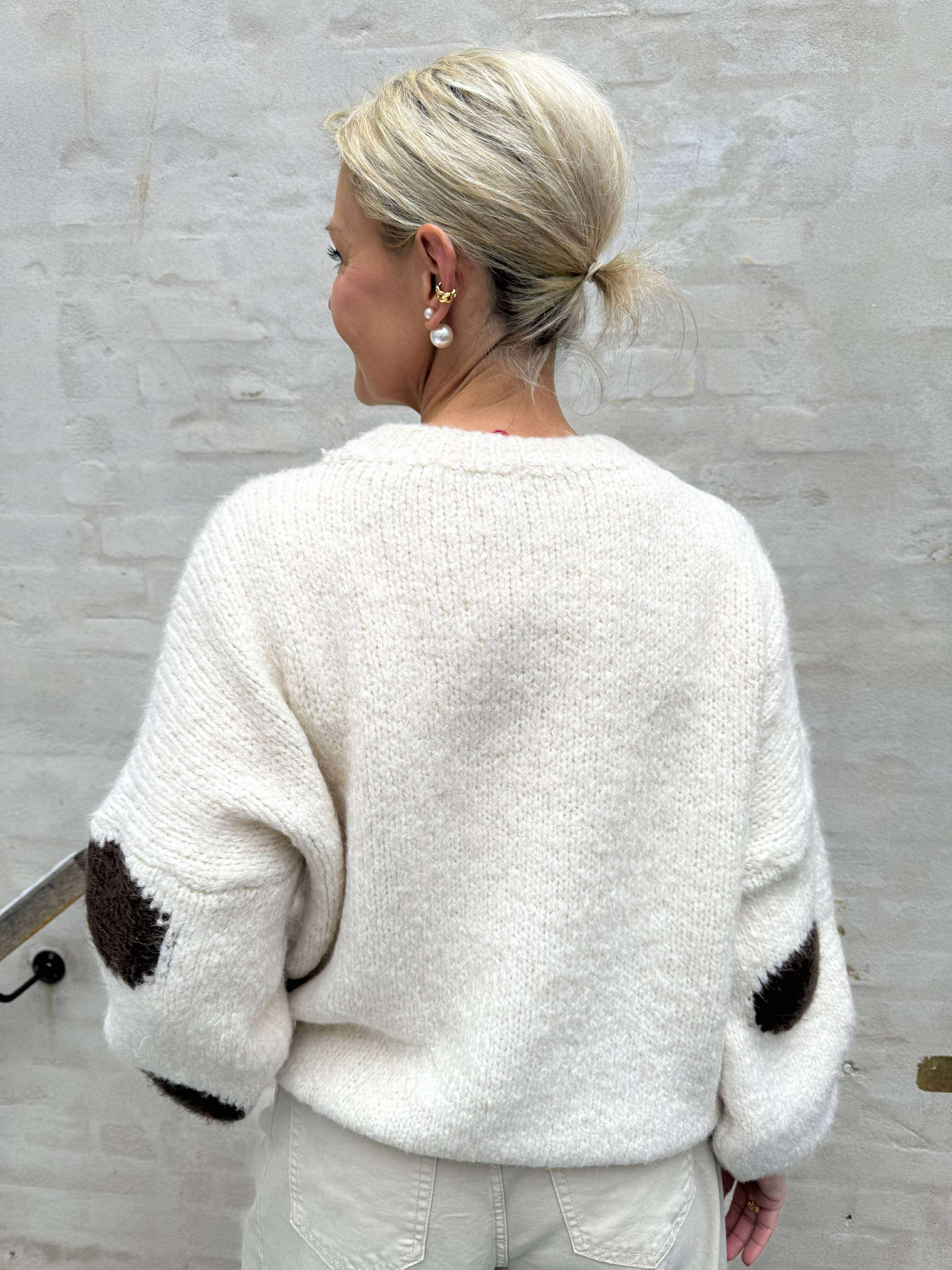 Camilia Pullover - Brown Dots