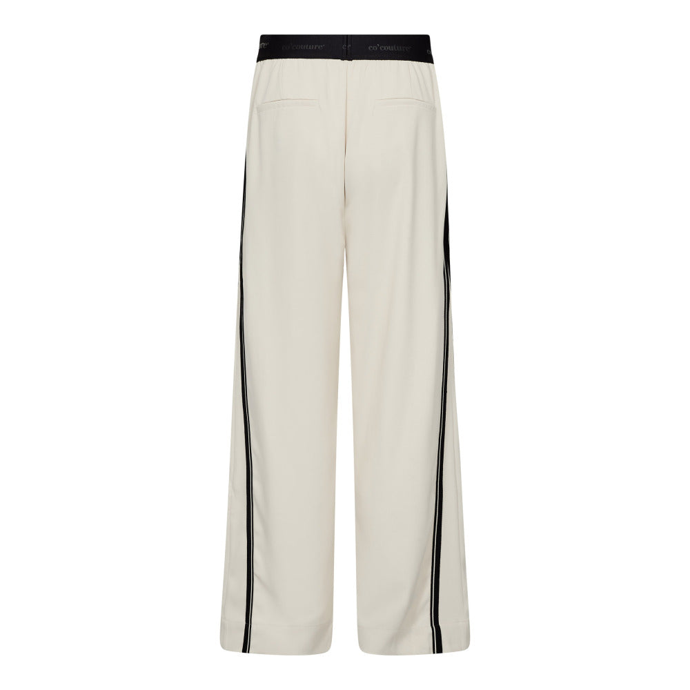 AminaCC Split Panel Pants - Bone