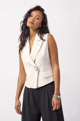 AliniCC Wrap Vest - Bone