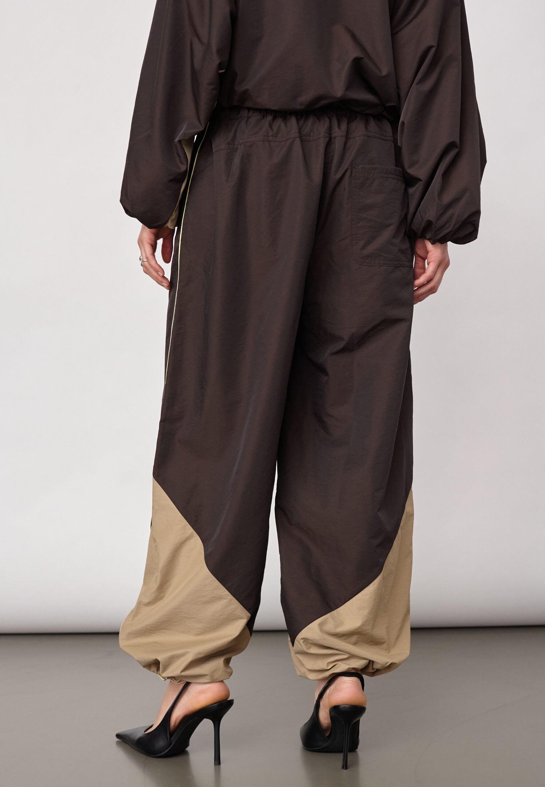 PREORDER-AloraCC Block Pant - Dark Brown