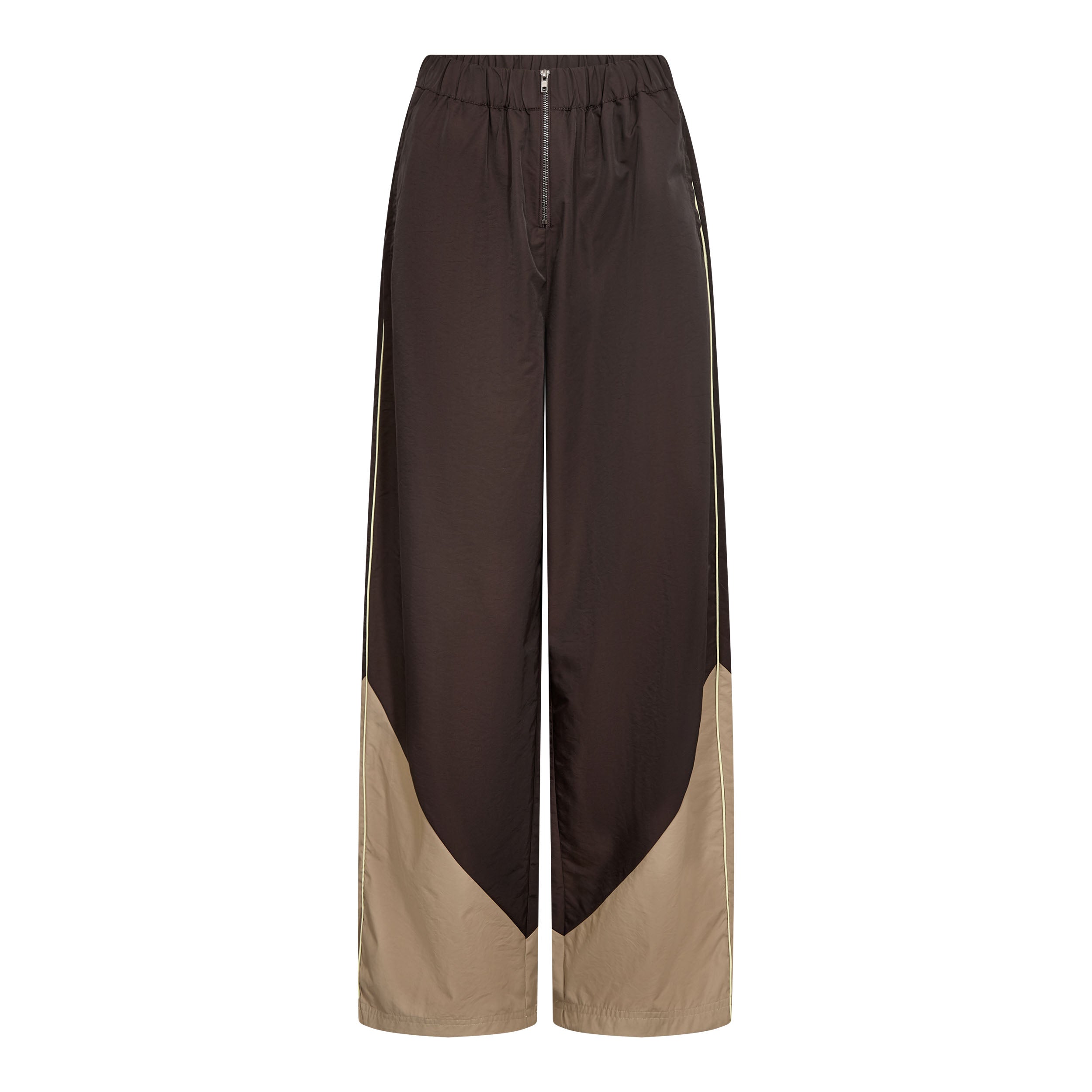 PREORDER-AloraCC Block Pant - Dark Brown