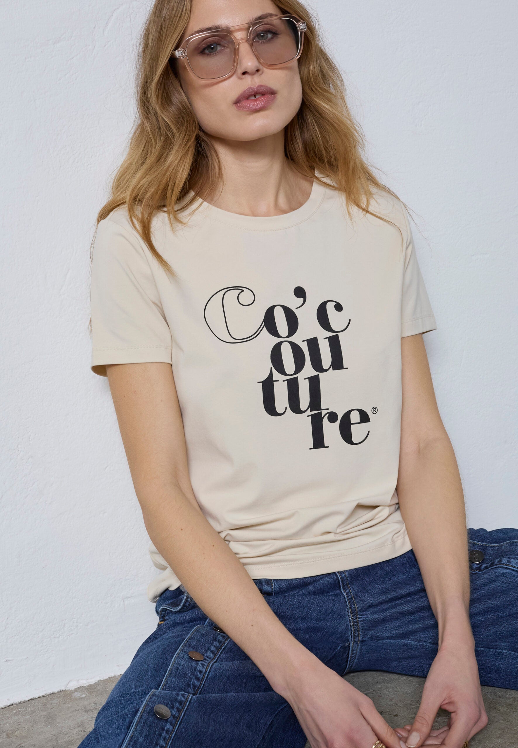 Co`Coture CC Tee - Bone