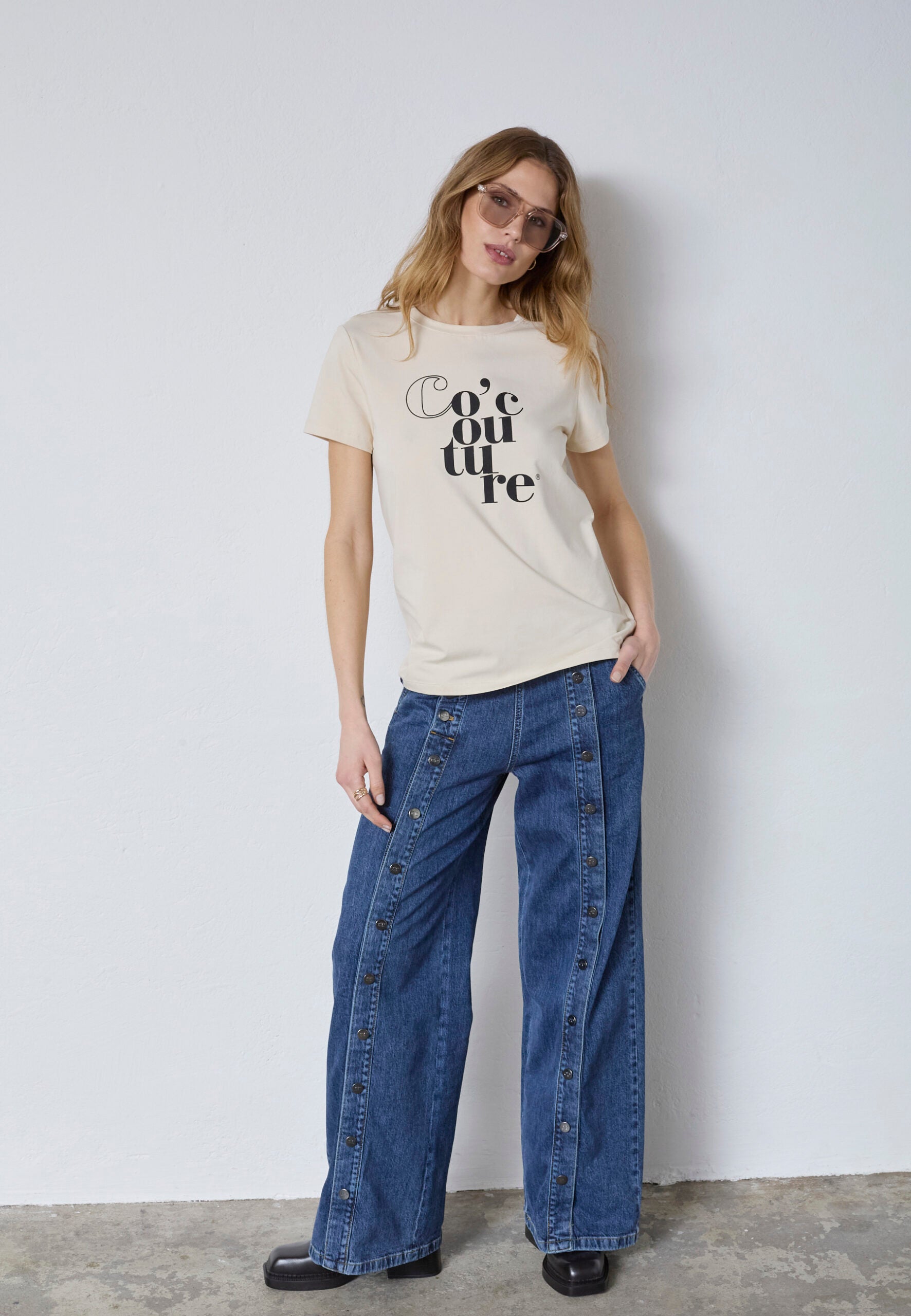 Co`Coture CC Tee - Bone