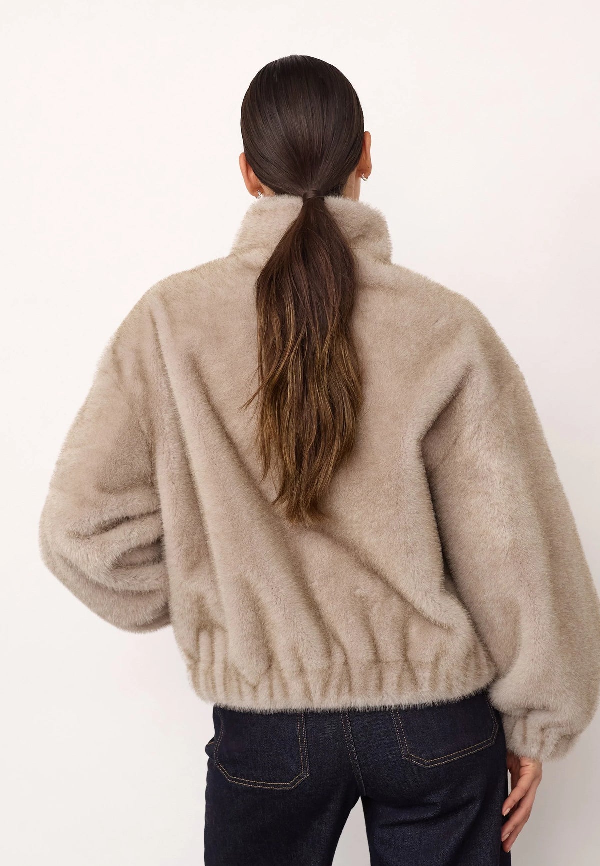 CasioCC Teddy Jacket - Light Grey
