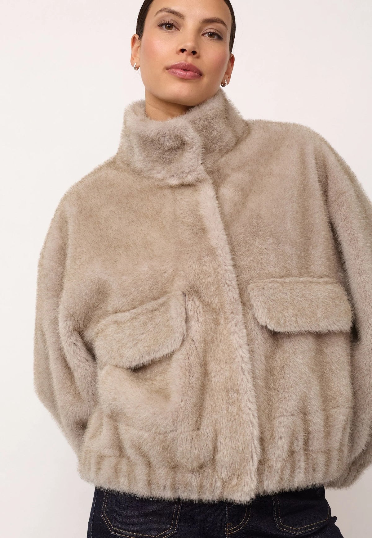 CasioCC Teddy Jacket - Light Grey
