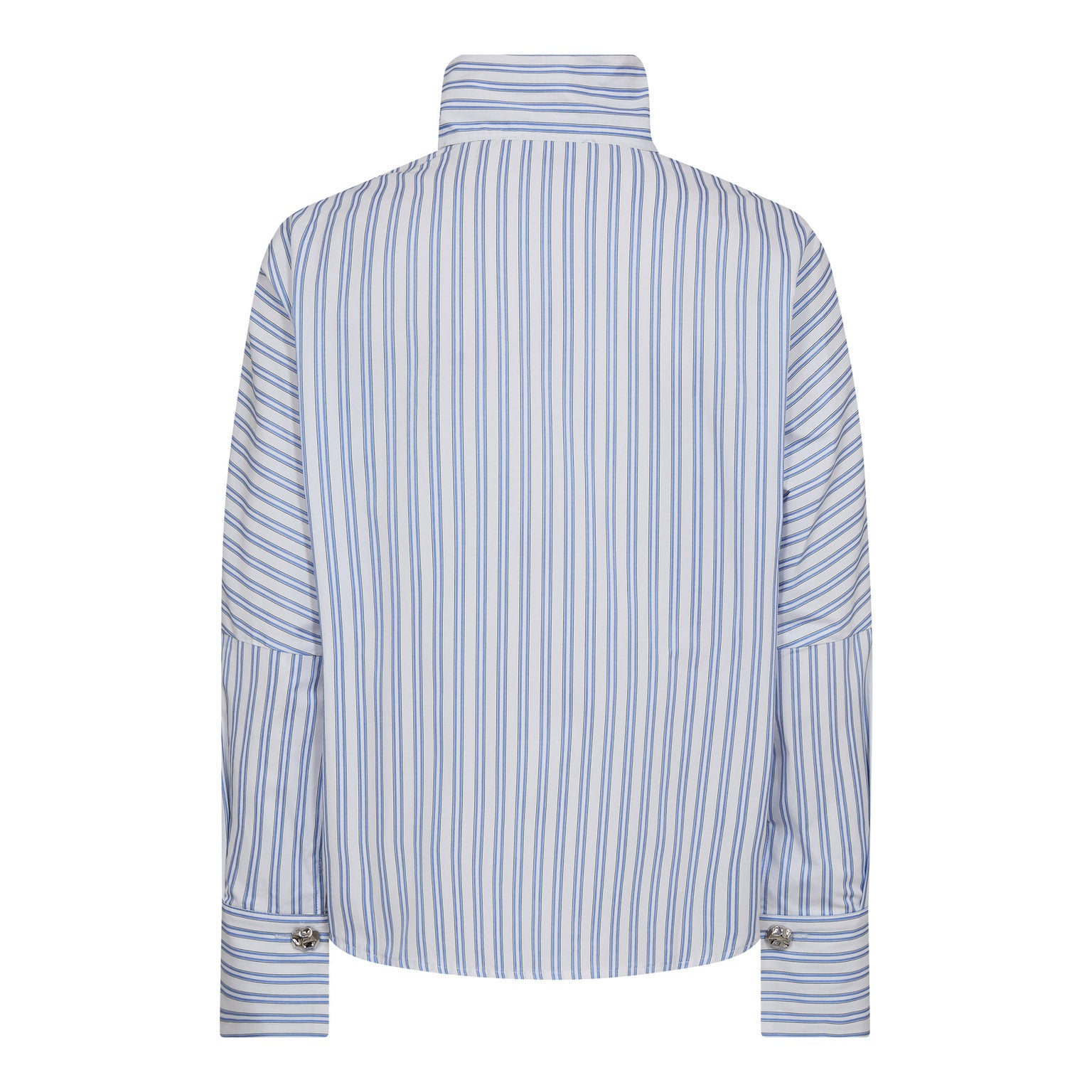 DevinCC AsymCC Button Blouse - Blue