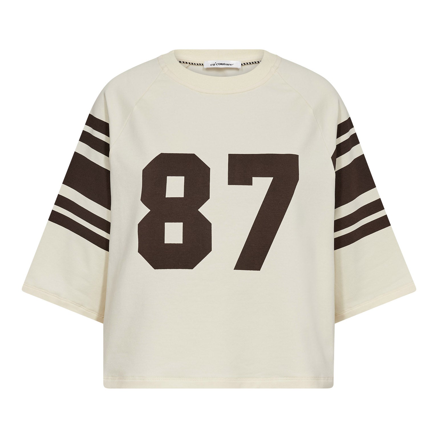 ElyCC 87 Tee Sweat - Bone/Brown
