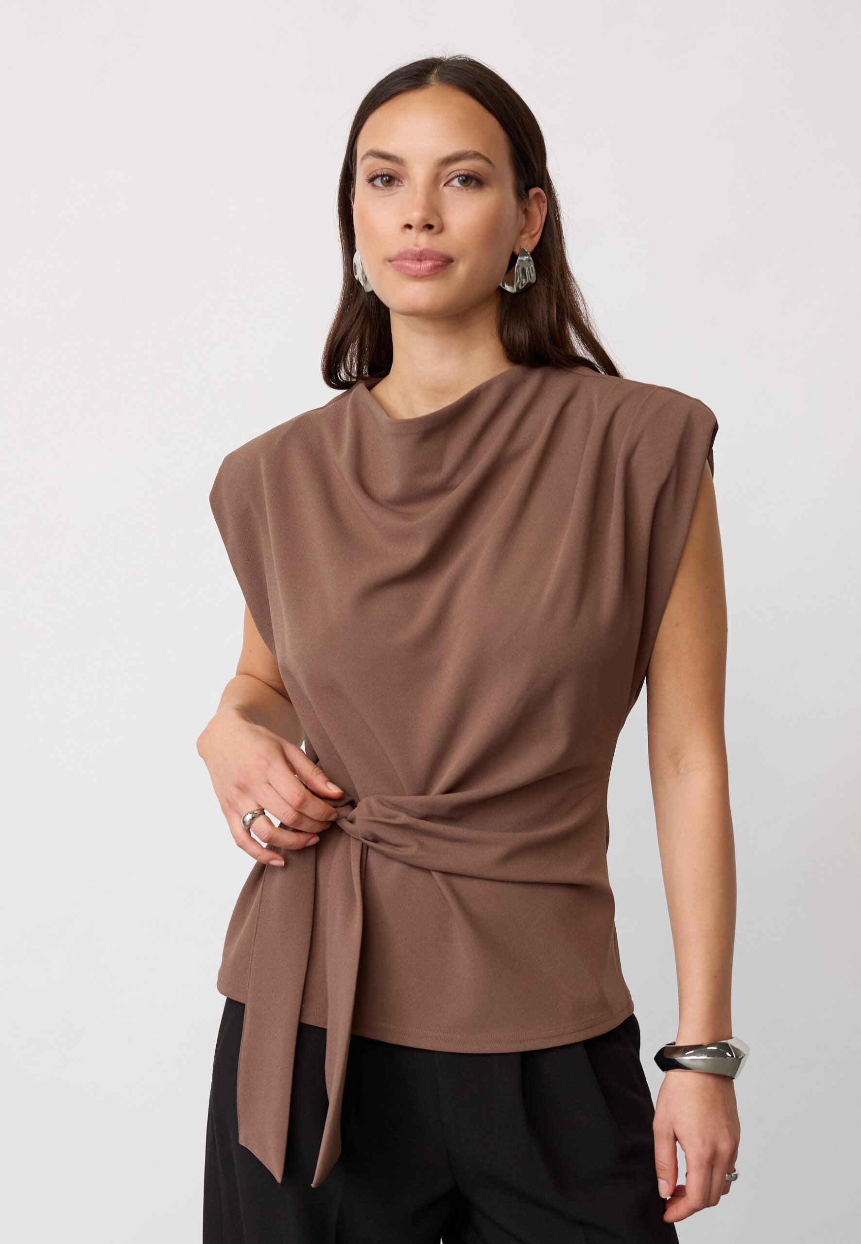 FalconCC Pleat Top - Walnut