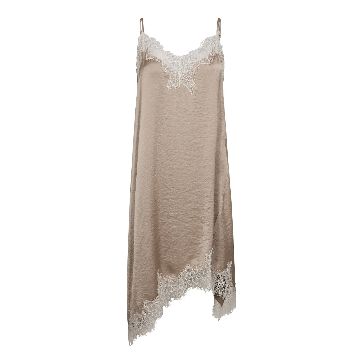 IdunCC Lace Strap Dress - Bisquit