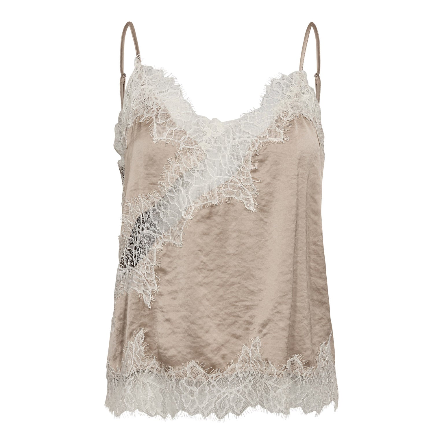 IdunCC Lace Top - Bisquit
