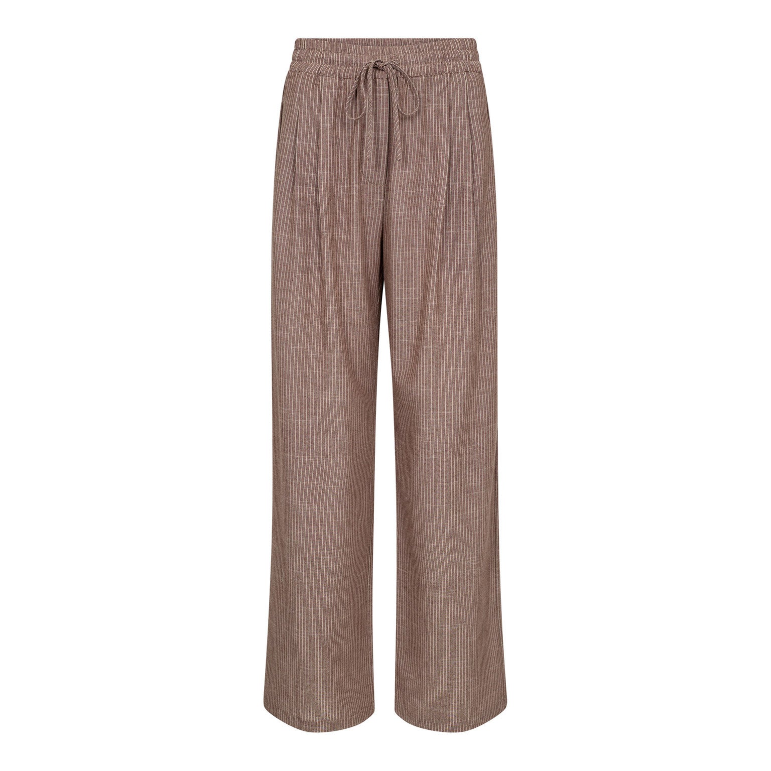 JihoCC Stripe Pant - Brown