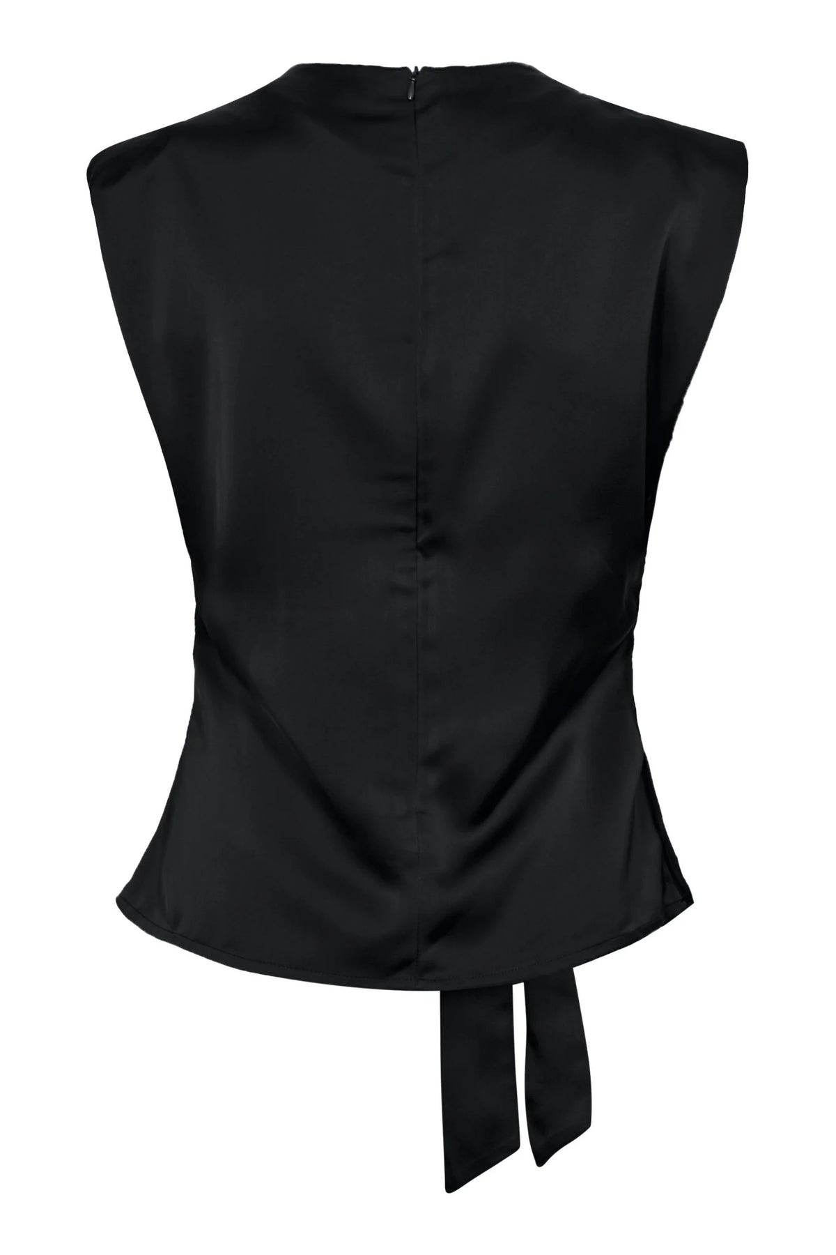 SafiraCC Pleat Top - Black