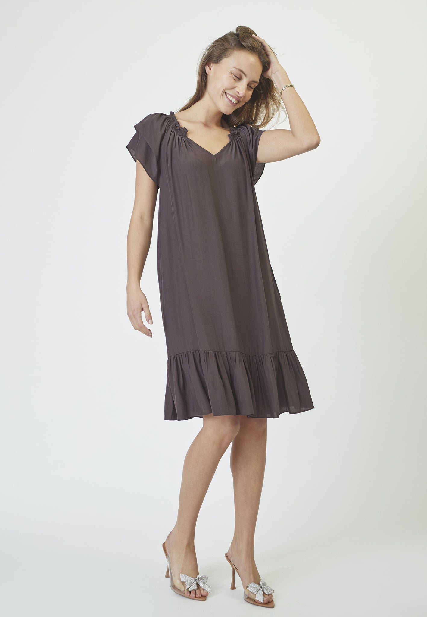 SunriseCC Crop Dress - Mocca
