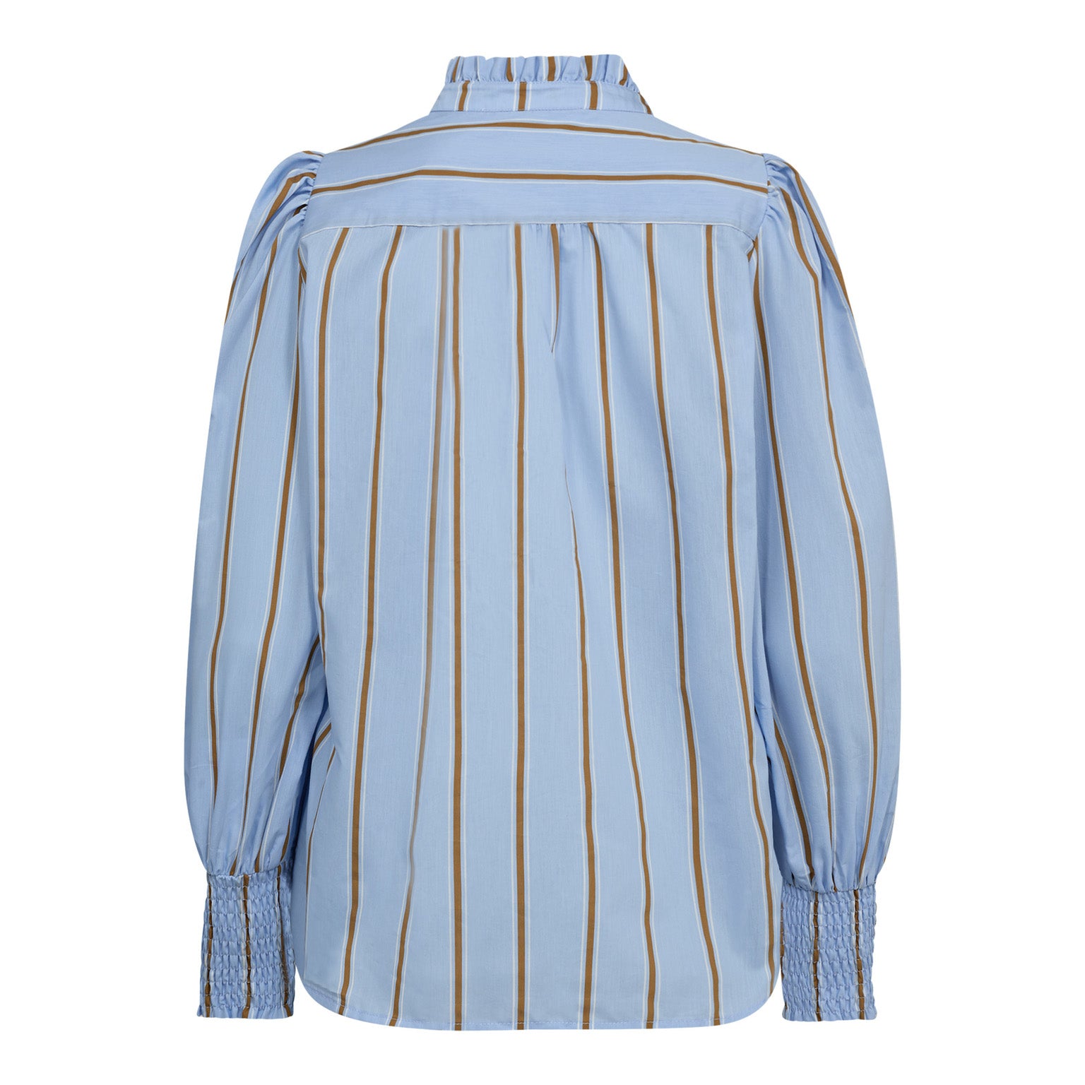 Amora Stripe V-Shirt - Pale Blue