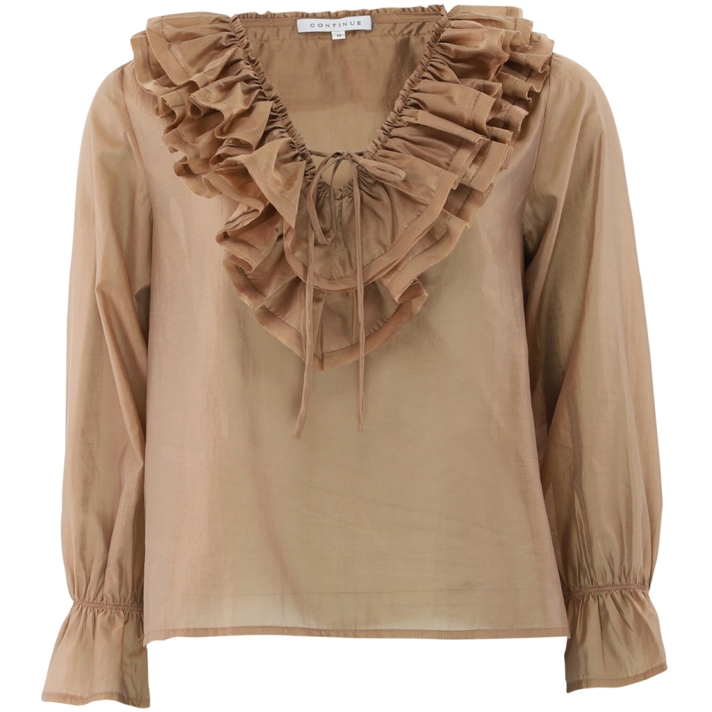 Jody L/S  Blouse - Nougat