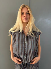 Kit small check SS - Brown Check
