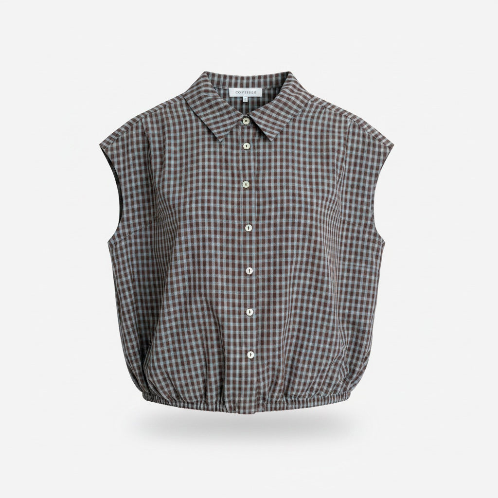 Kit small check SS - Brown Check