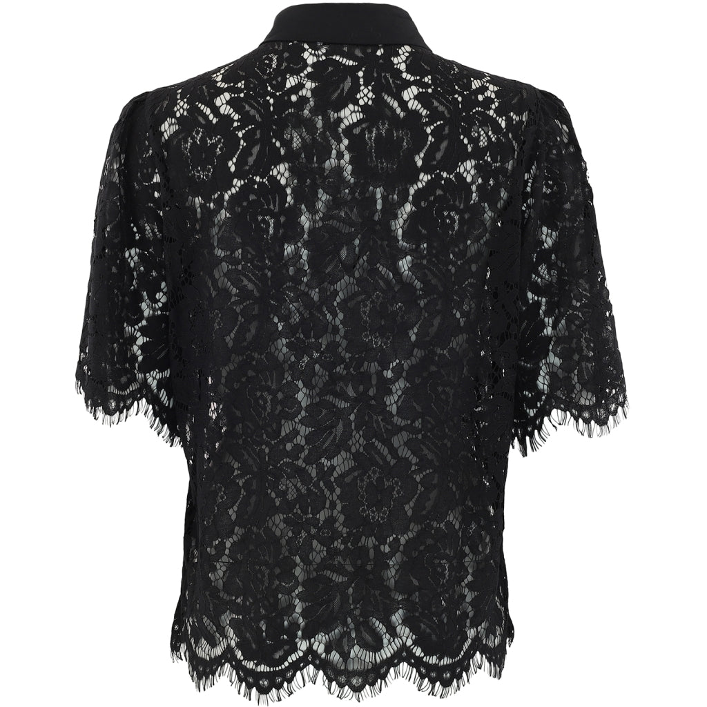 Paloma Lace Blouse - Black