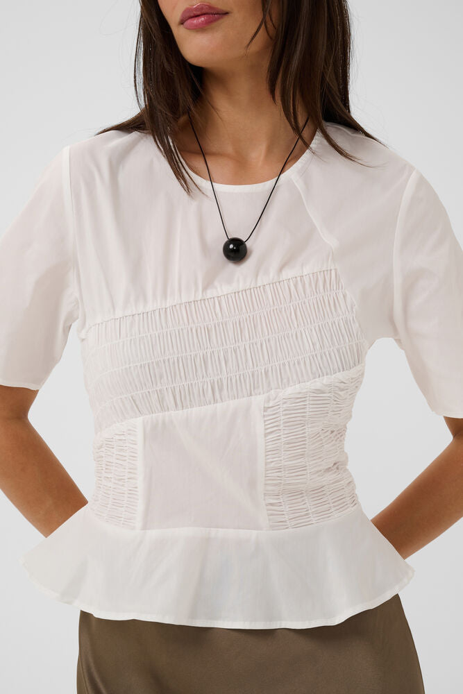 Ajda Antoinett SS Blouse - Spring Gardenia