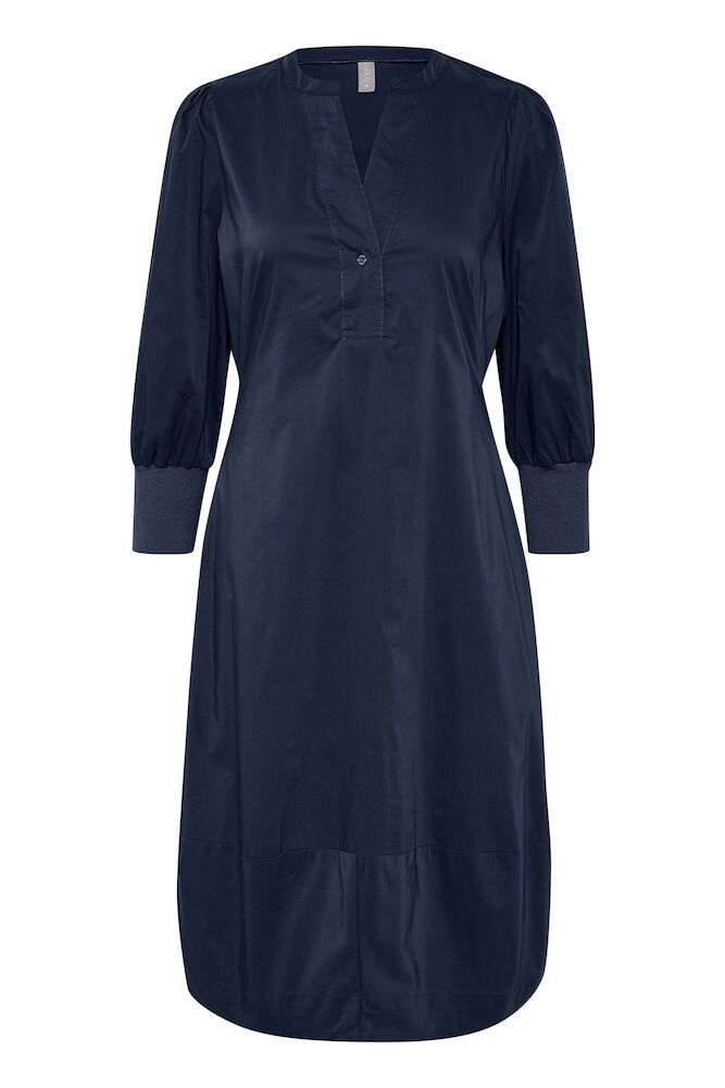 Antoinett 3/4 sleeve dress - Blue Iris