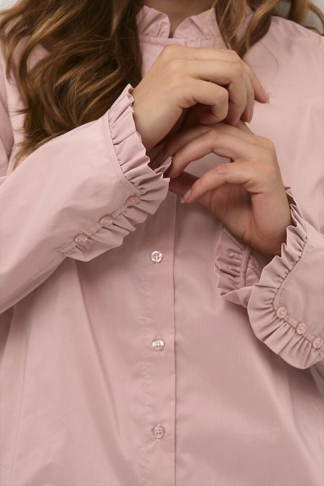 Antoinett Button Shirt - Pale Mauve