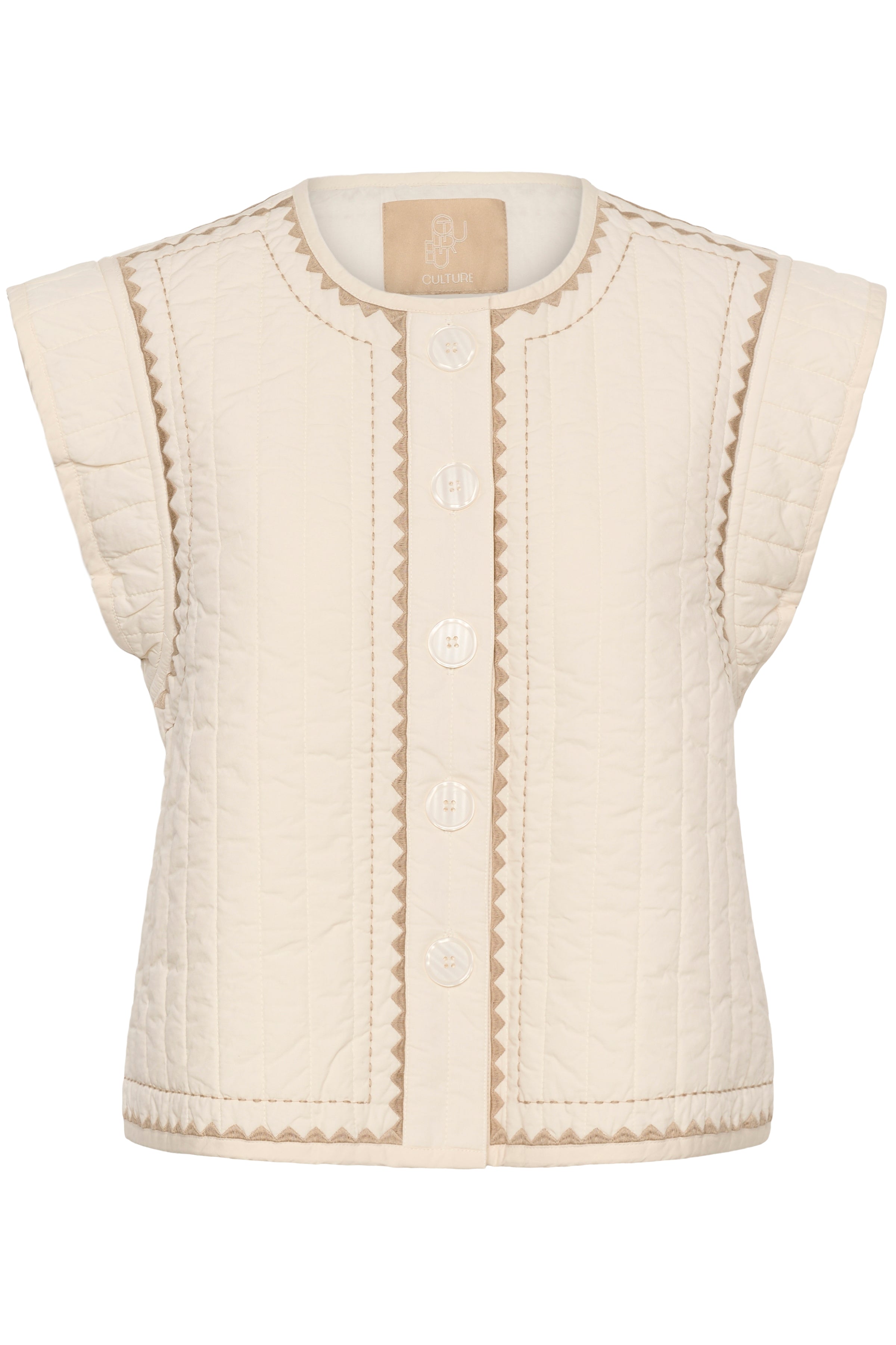 Berglind Waistcoat - Whitecap