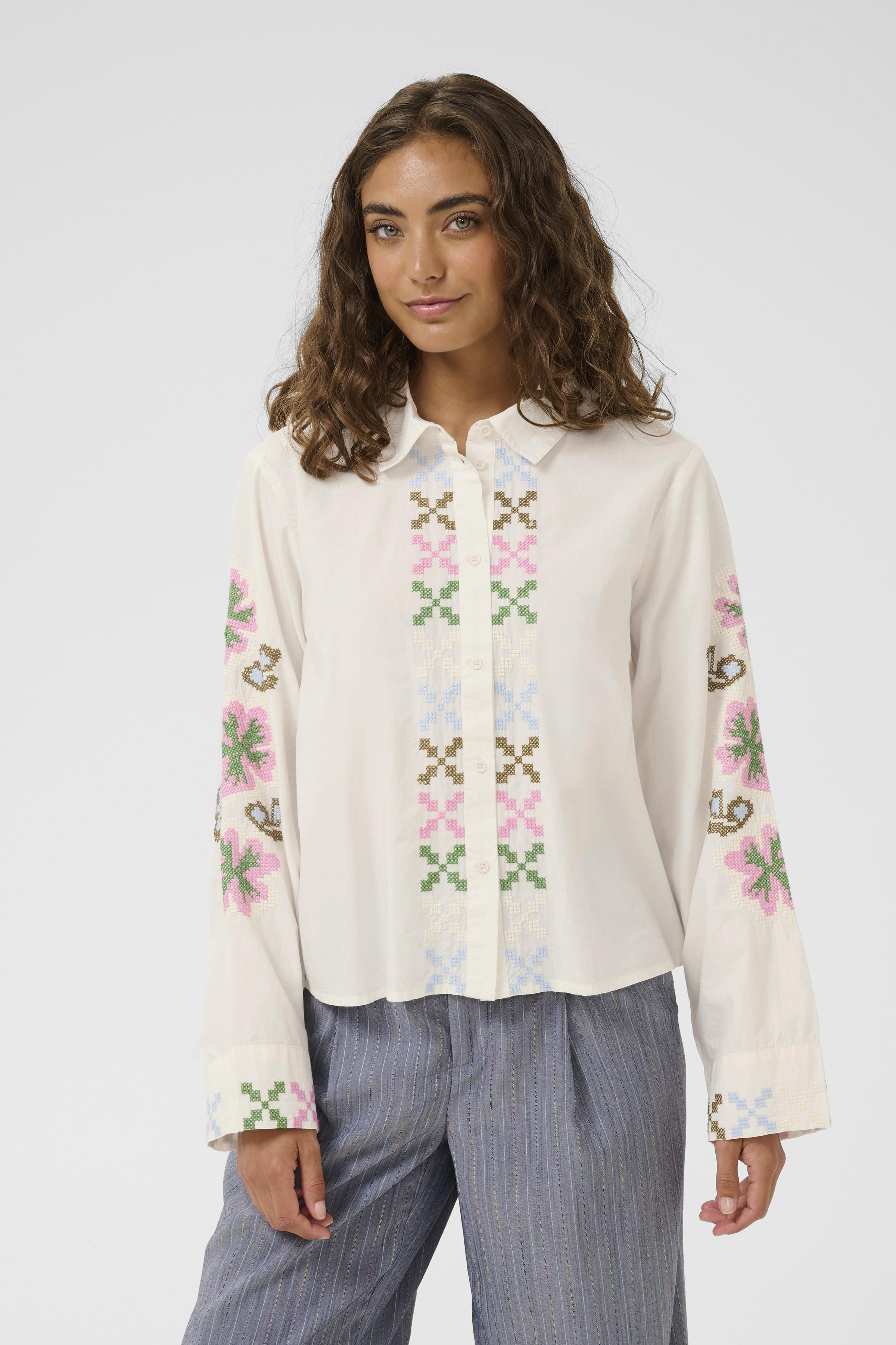 Breezy Shirt - Spring Gardenia