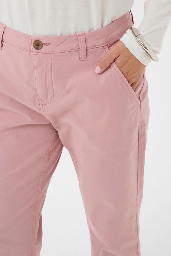 Brita Cropped Pants - Wodrose Pink