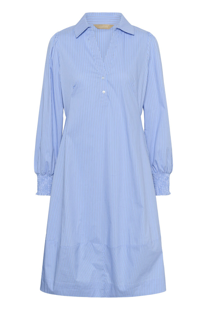 Ebony LS Dress - Blue Stripe