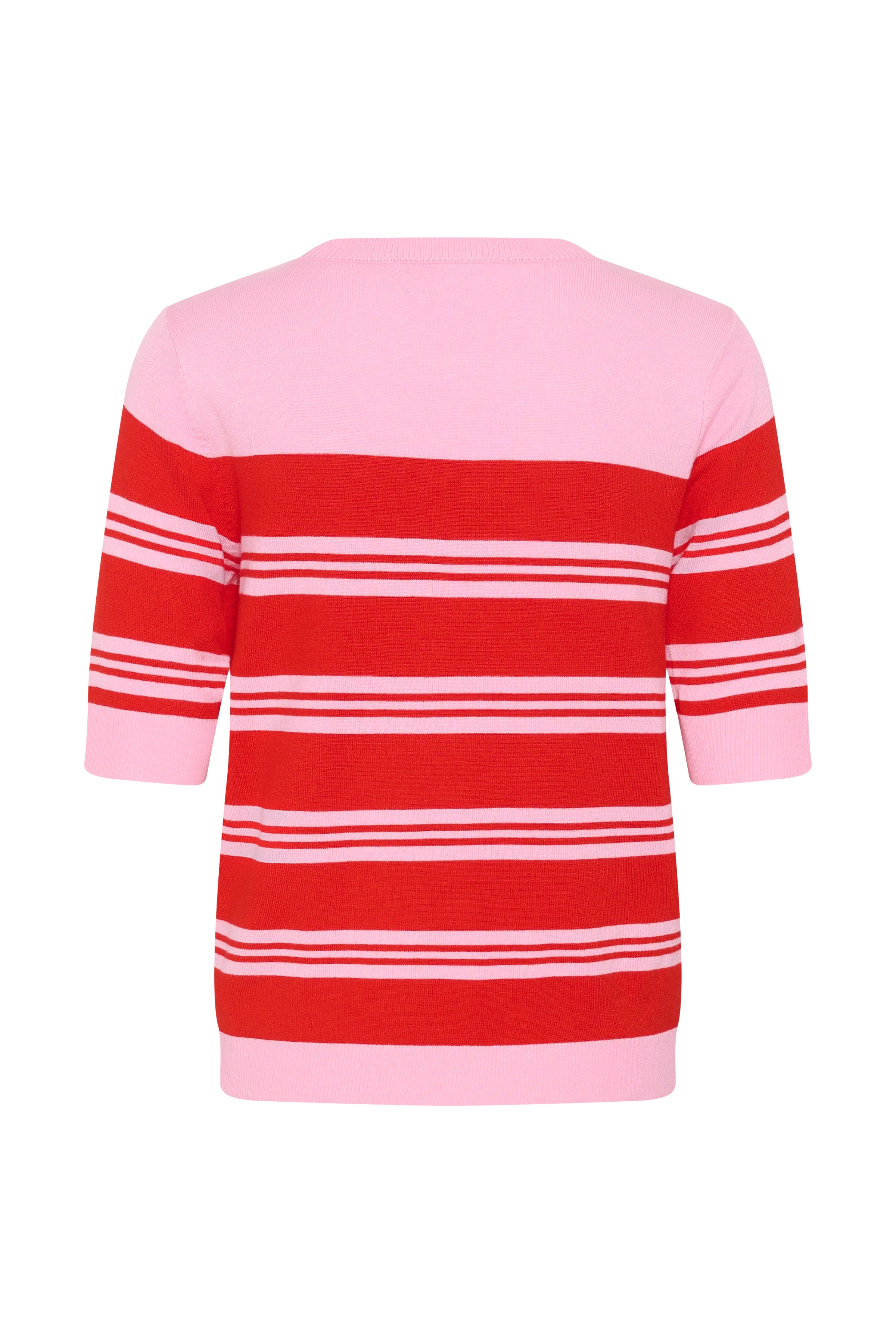 Merlo Annemette Pullover - Pink/Red Stripe