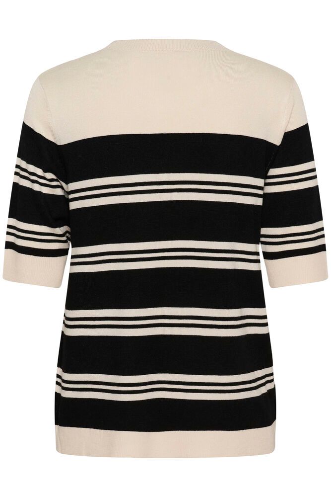 Merlo Annemette Pullover - Whitecap/Black Stripe