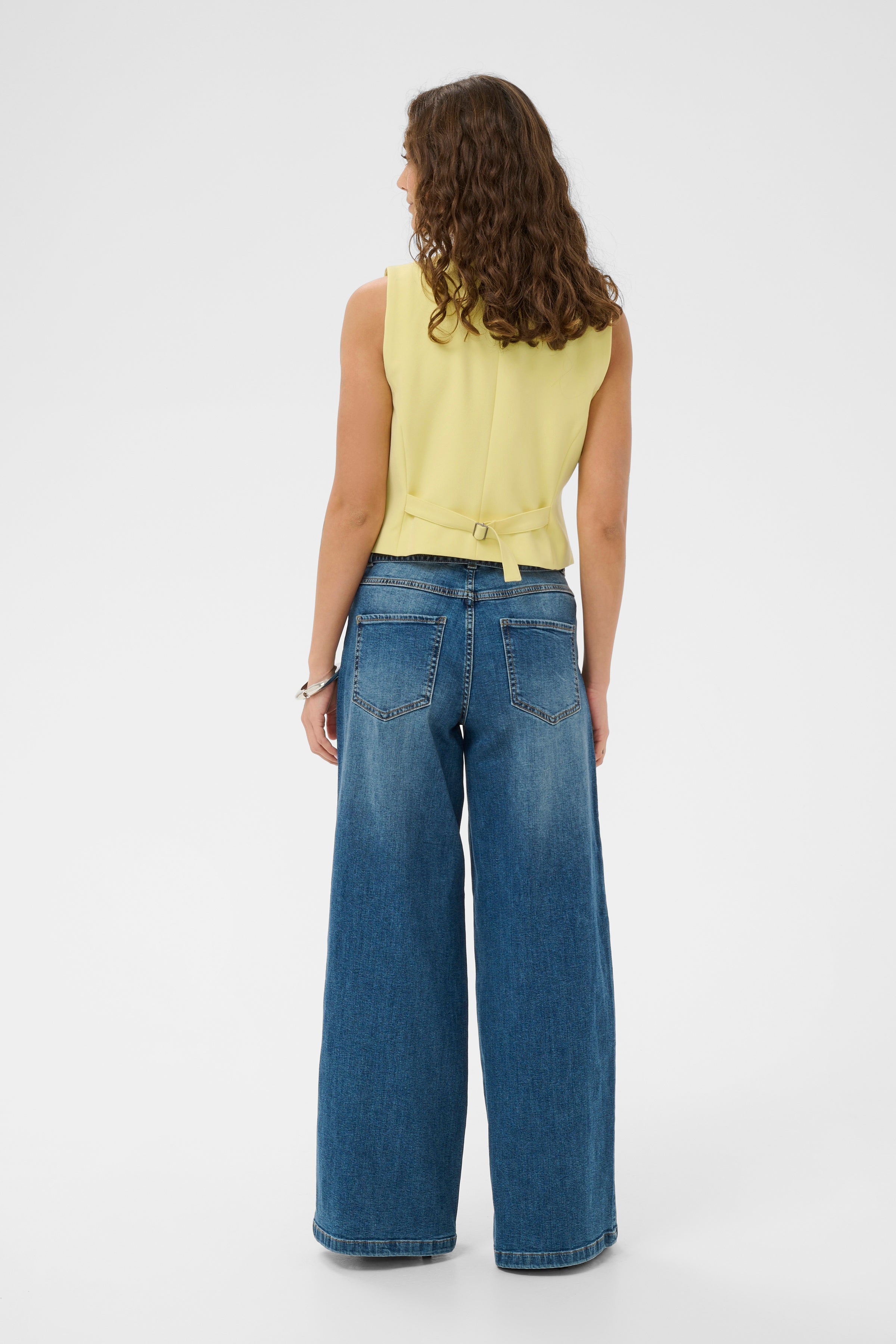 Nalina Waistcoat - Lemon Merinque