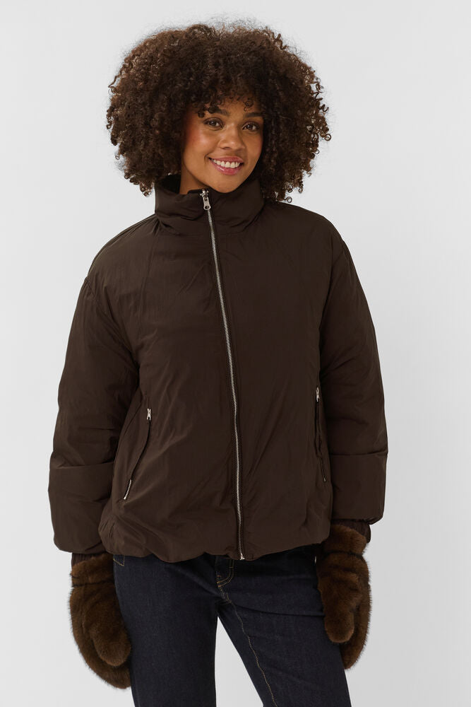 Nora Reversible Jacket - Coffee Bean