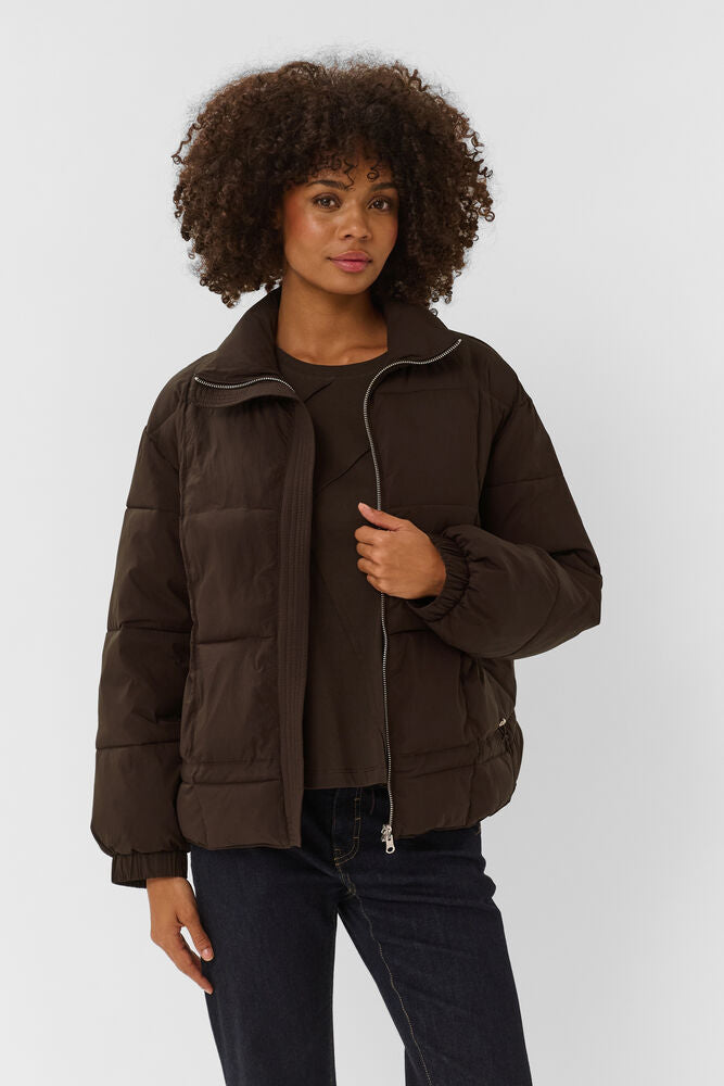 Nora Reversible Jacket - Coffee Bean