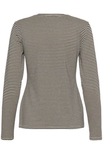 Kiddy LS Oneck - Black/White Stripe
