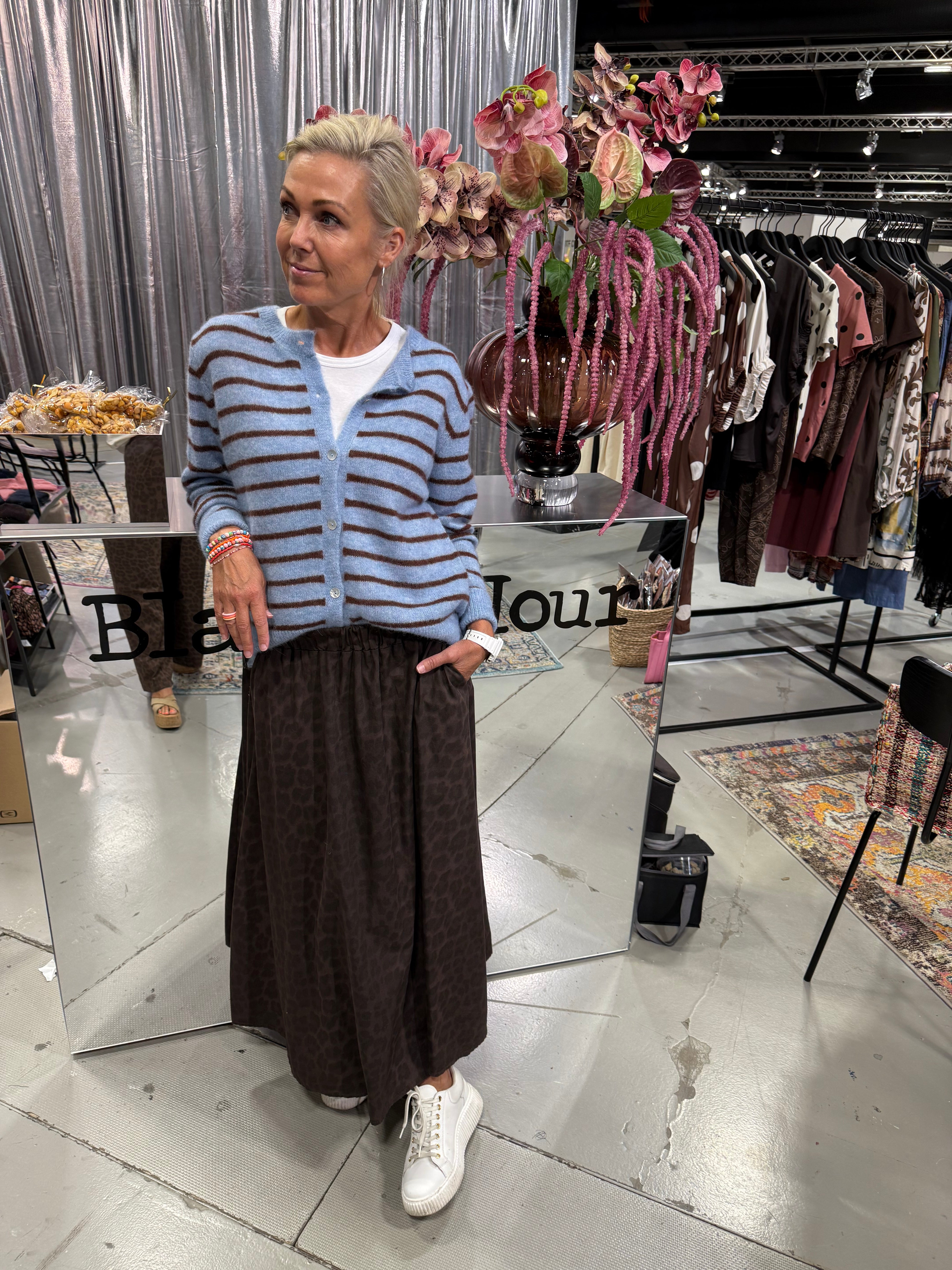 ABBIE Skirt - Coffee Leo