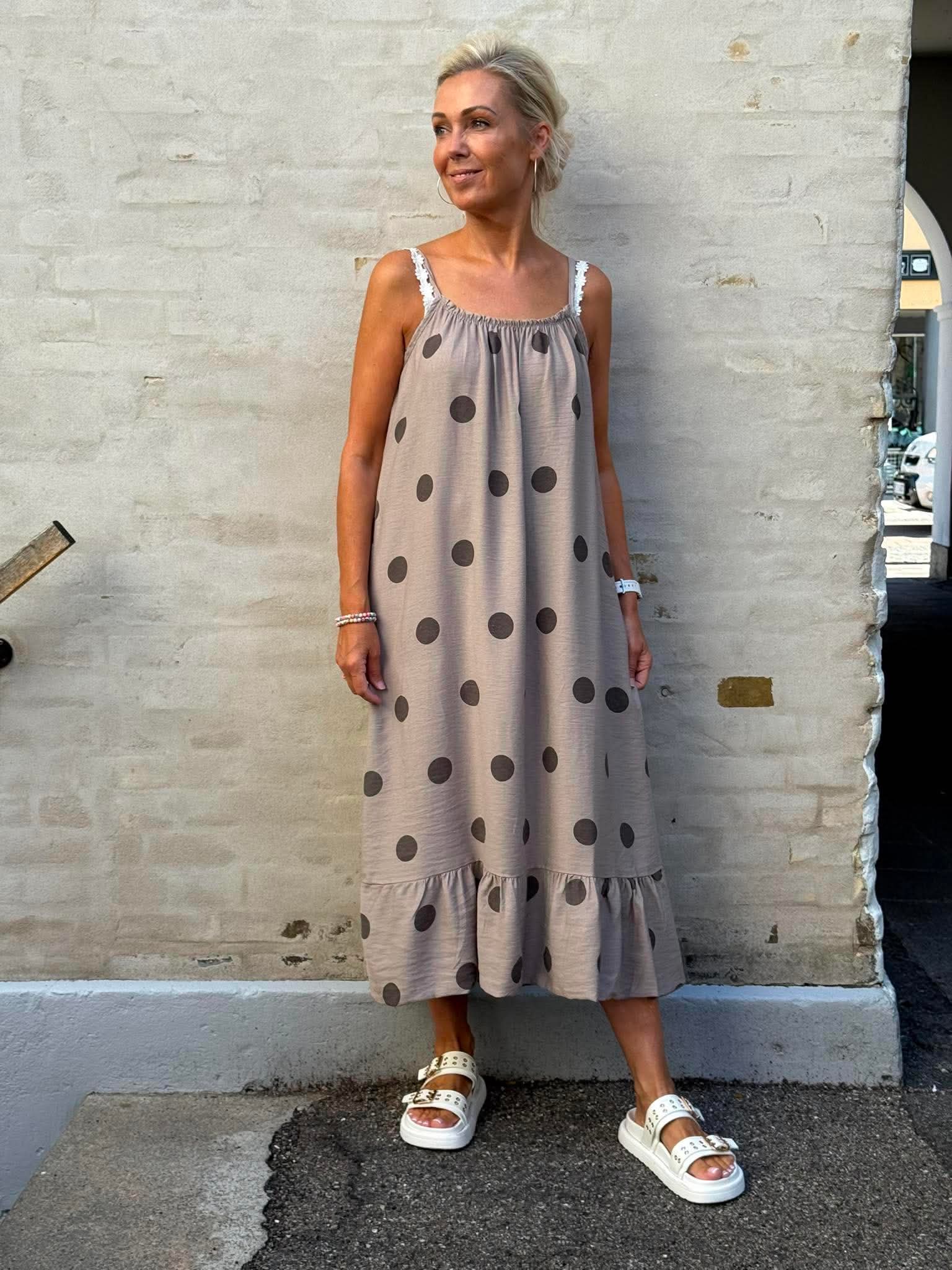 Dot Dress - Fango