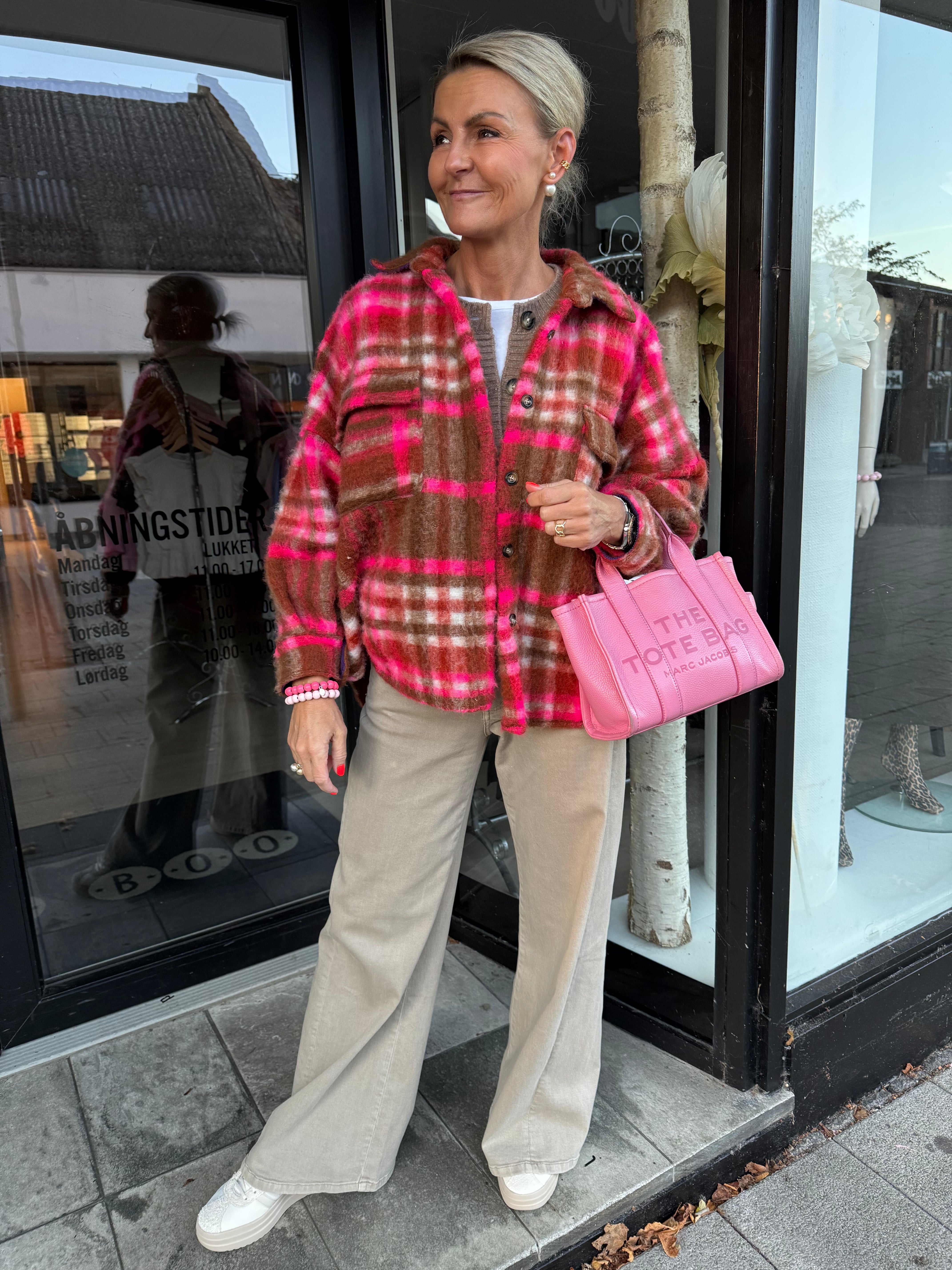 Giacca Jakke - Brown/Pink Check
