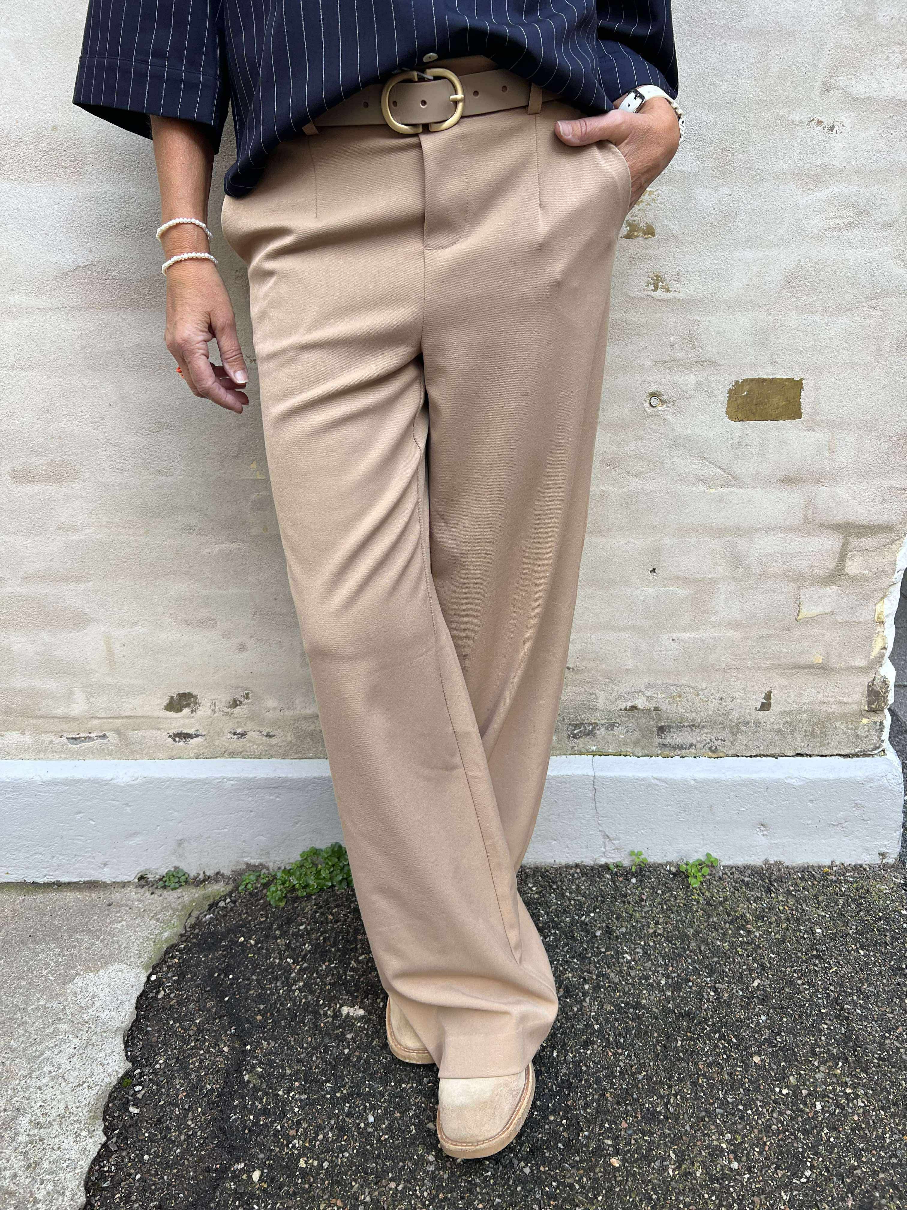 Lisa WIDE pant tannin