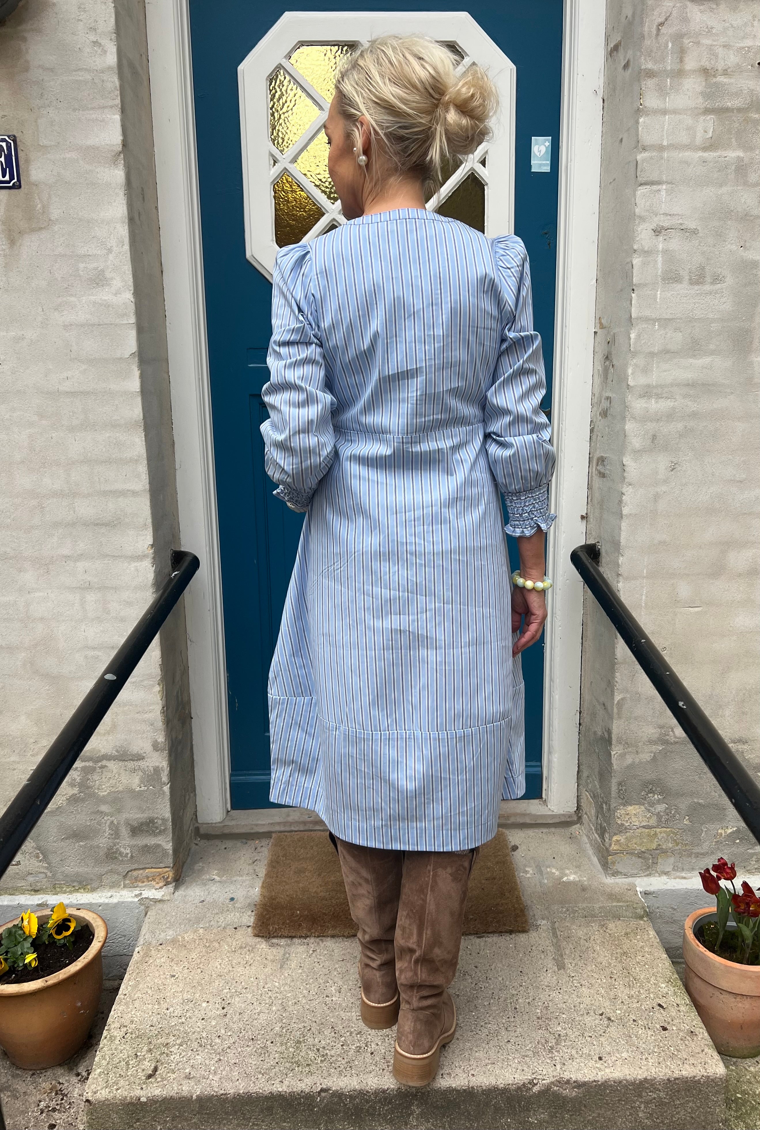 Art Dress - Blue Stripe