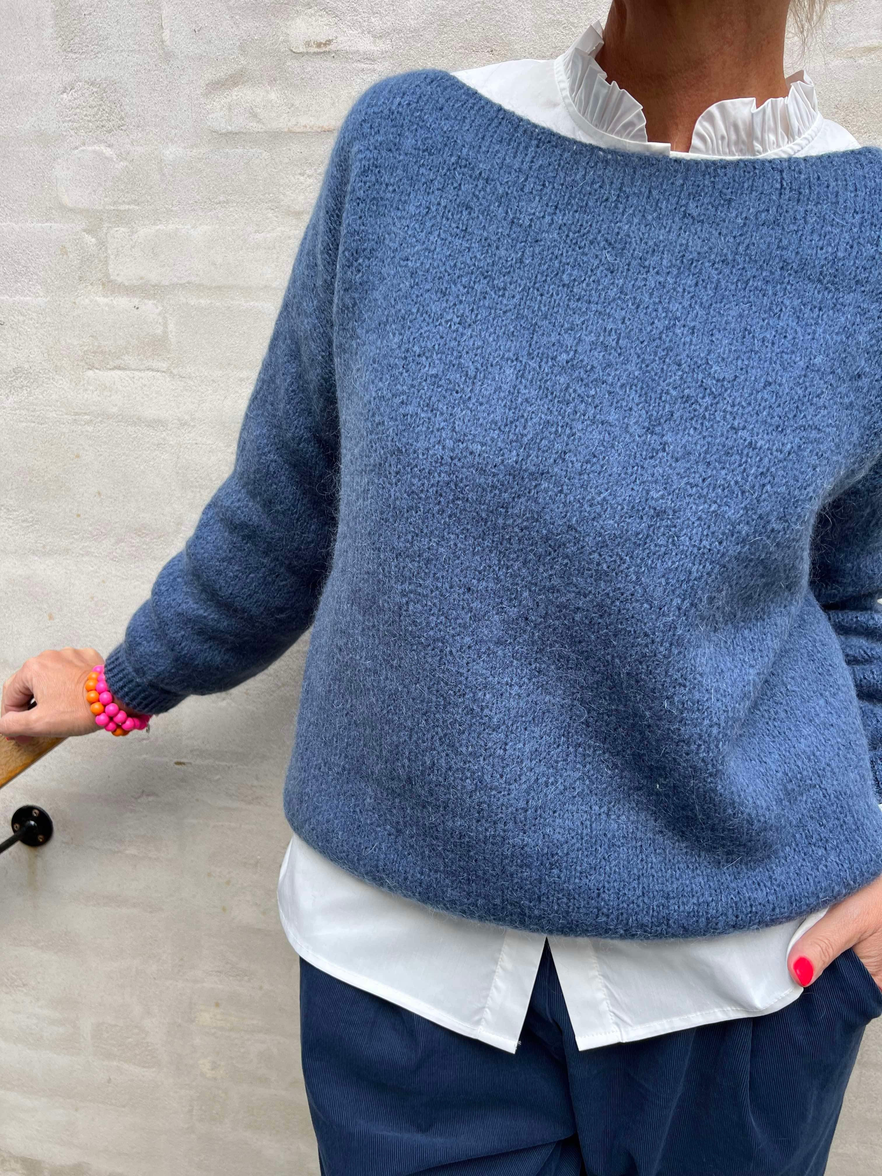 Rosa knit jeans blue