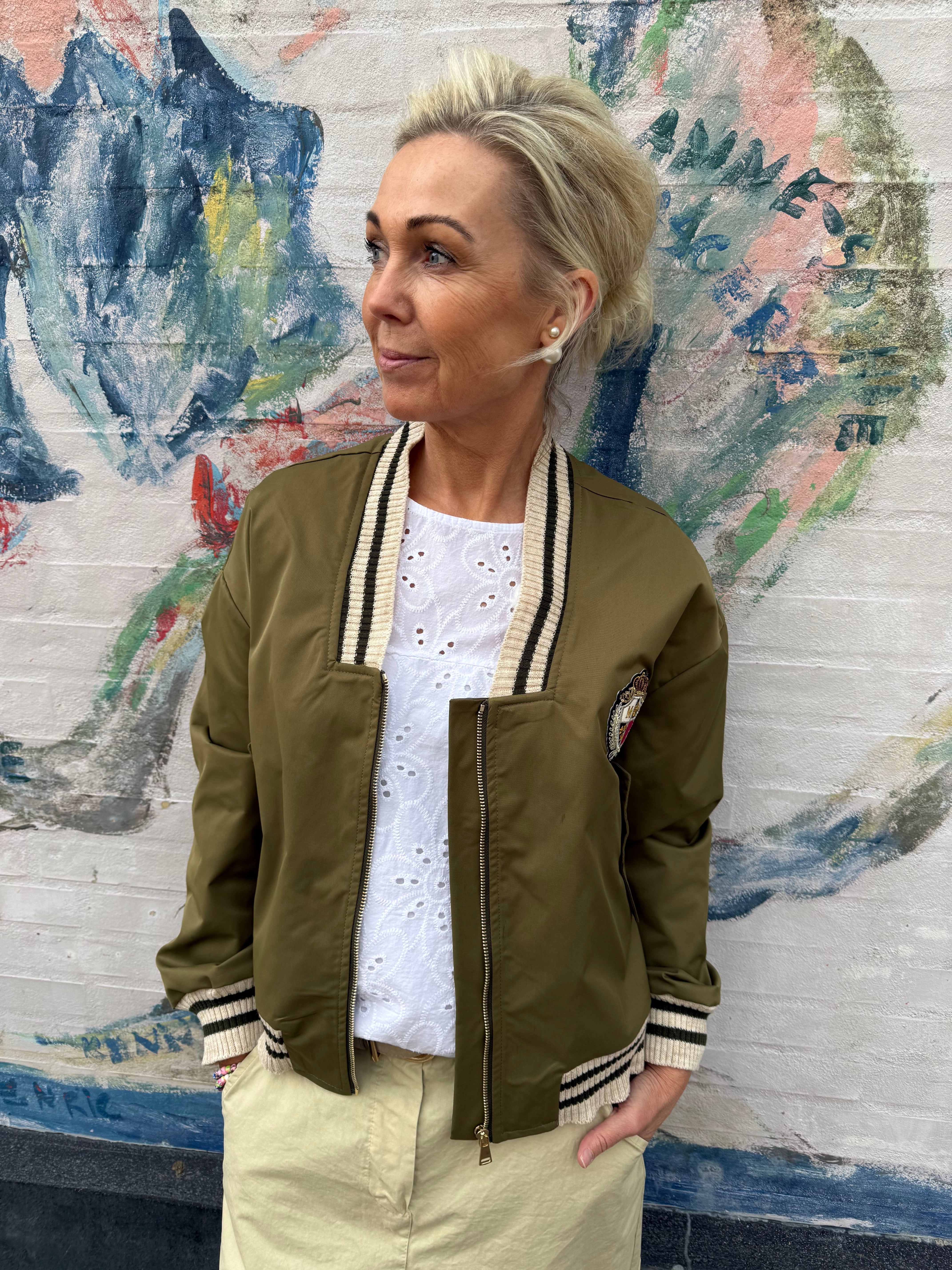Sandy Bomber Jacket - Militare